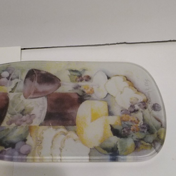 Wine Bottle Dessert Plate and Knife - Picture 4 of 13